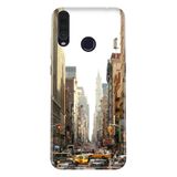 Senada General Mobile Gm 20 Pro İle Uyumlu Kılıf 0.4Mm Lazer Kesim Silikon Kapak Newyork Trafik