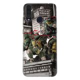 Senada General Mobile Gm 20 Pro İle Uyumlu Kılıf 0.4Mm Lazer Kesim Silikon Kapak Ninja Kaplumbağa