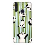 Senada General Mobile Gm 20 Pro İle Uyumlu Kılıf 0.4Mm Lazer Kesim Silikon Kapak Panda Game
