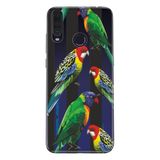 Senada General Mobile Gm 20 Pro İle Uyumlu Kılıf 0.4Mm Lazer Kesim Silikon Kapak Papağan