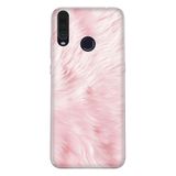 Senada General Mobile Gm 20 Pro İle Uyumlu Kılıf 0.4Mm Lazer Kesim Silikon Kapak Pembe Tüy