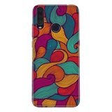 Senada General Mobile Gm 20 Pro İle Uyumlu Kılıf 0.4Mm Lazer Kesim Silikon Kapak Renkli Dalga Uyumlu