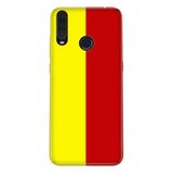 Senada General Mobile Gm 20 Pro İle Uyumlu Kılıf 0.4Mm Lazer Kesim Silikon Kapak Sarı Kırmızı Parçalı