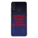 Senada General Mobile Gm 20 Pro İle Uyumlu Kılıf 0.4Mm Lazer Kesim Silikon Kapak Şehit