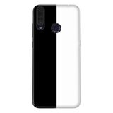 Senada General Mobile Gm 20 Pro İle Uyumlu Kılıf 0.4Mm Lazer Kesim Silikon Kapak Siyah Beyaz Feda
