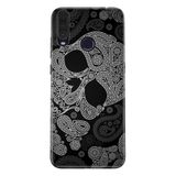 Senada General Mobile Gm 20 Pro İle Uyumlu Kılıf 0.4Mm Lazer Kesim Silikon Kapak Skuller