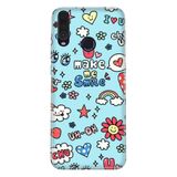 Senada General Mobile Gm 20 Pro İle Uyumlu Kılıf 0.4Mm Lazer Kesim Silikon Kapak Smile
