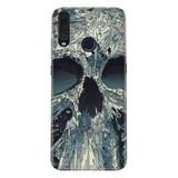 Senada General Mobile Gm 20 Pro İle Uyumlu Kılıf 0.4Mm Lazer Kesim Silikon Kapak Space Skull