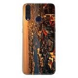 Senada General Mobile Gm 20 Pro İle Uyumlu Kılıf 0.4Mm Lazer Kesim Silikon Kapak Sunset Istanbul