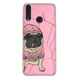 Senada General Mobile Gm 20 Pro İle Uyumlu Kılıf 0.4Mm Lazer Kesim Silikon Kapak Süslü Tarz Pug