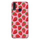 Senada General Mobile Gm 20 Pro İle Uyumlu Kılıf 0.4Mm Lazer Kesim Silikon Kapak Tatlı Çilek Uyumlu