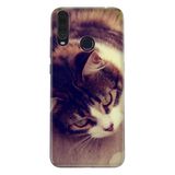 Senada General Mobile Gm 20 Pro İle Uyumlu Kılıf 0.4Mm Lazer Kesim Silikon Kapak Tekir Kedi