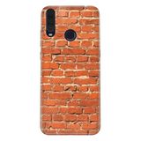 Senada General Mobile Gm 20 Pro İle Uyumlu Kılıf 0.4Mm Lazer Kesim Silikon Kapak Tuğla Duvar