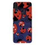 Senada General Mobile Gm 20 Pro İle Uyumlu Kılıf 0.4Mm Lazer Kesim Silikon Kapak Uğurböcekleri