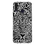 Senada General Mobile Gm 20 Pro İle Uyumlu Kılıf 0.4Mm Lazer Kesim Silikon Kapak Vahşi Aslan Sanat