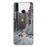 Senada General Mobile Gm 20 Pro İle Uyumlu Kılıf 0.4Mm Lazer Kesim Silikon Kapak Winter York Uyumlu