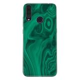 Senada General Mobile Gm 20 Pro İle Uyumlu Kılıf 0.4Mm Lazer Kesim Silikon Kapak Yeşil Ametist