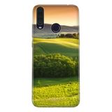 Senada General Mobile Gm 20 Pro İle Uyumlu Kılıf 0.4Mm Lazer Kesim Silikon Kapak Yeşil Doğa