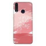Senada General Mobile Gm 20 Pro İle Uyumlu Kılıf 0.4Mm Lazer Kesim Silikon Kapak You Are Strong