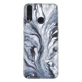 Senada General Mobile Gm 20 Pro İle Uyumlu Kılıf 0.4Mm Uyumlu Lazer Kesim Silikon Kapak Lüks Mermer