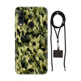 Senada General Mobile Gm 20 Pro İle Uyumlu Kılıf Asker Desenli Silikon İpli Boyun Askı Aparatı