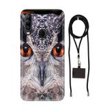 Senada General Mobile Gm 20 Pro İle Uyumlu Kılıf Baykuş 212 Desenli Silikon İpli Boyun Askı Aparatı