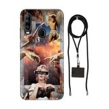 Senada General Mobile Gm 20 Pro İle Uyumlu Kılıf Dont Care Desenli Silikon İpli Boyun Askı Aparatı