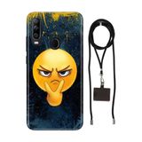 Senada General Mobile Gm 20 Pro İle Uyumlu Kılıf Emojixx Desenli Silikon İpli Boyun Askı Aparatı