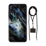 Senada General Mobile Gm 20 Pro İle Uyumlu Kılıf Karanlık Desenli Silikon İpli Boyun Askı Aparatı