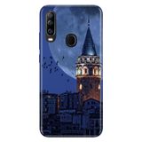 Senada General Mobile GM 20 Pro ile Uyumlu Kılıf Resimli Desenli Silikon Galata Moon
