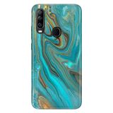 Senada General Mobile GM 20 Pro ile Uyumlu Kılıf Resimli Desenli Silikon Liquid Mermer