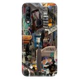 Senada General Mobile GM 20 Pro ile Uyumlu Kılıf Resimli Desenli Silikon Newyork Retro