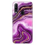 Senada General Mobile GM 20 Pro ile Uyumlu Kılıf Resimli Desenli Silikon Pembe Ametist