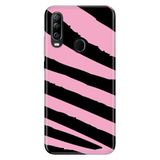 Senada General Mobile GM 20 Pro ile Uyumlu Kılıf Resimli Desenli Silikon Pembe Siyah