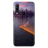 Senada General Mobile GM 20 Pro ile Uyumlu Kılıf Resimli Desenli Silikon Romantik Rıhtım