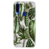 Senada General Mobile Gm 20 Pro İle Uyumlu Kılıf Silikon Desenli Tam Koruma Resimli 4D Yeşil Yapraklar