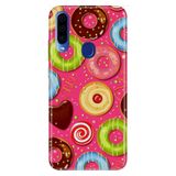 Senada General Mobile Gm 20 Pro İle Uyumlu Kılıf Silikon Desenli Tam Koruma Resimli Donut