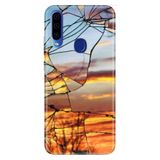 Senada General Mobile Gm 20 Pro İle Uyumlu Kılıf Silikon Desenli Tam Koruma Resimli Günbatımı
