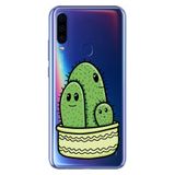 Senada General Mobile Gm 20 Pro İle Uyumlu Kılıf Silikon Desenli Tam Koruma Resimli Kaktüs Ailesi
