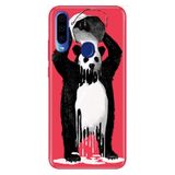 Senada General Mobile Gm 20 Pro İle Uyumlu Kılıf Silikon Desenli Tam Koruma Resimli Panda Kingo