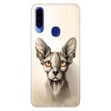 Senada General Mobile Gm 20 Pro İle Uyumlu Kılıf Silikon Desenli Tam Koruma Resimli Sfenks Kedi
