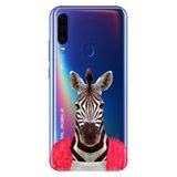 Senada General Mobile Gm 20 Pro İle Uyumlu Kılıf Silikon Desenli Tam Koruma Resimli Şirin Zebra