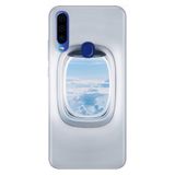 Senada General Mobile Gm 20 Pro İle Uyumlu Kılıf Silikon Desenli Tam Koruma Resimli Uçak Pencere