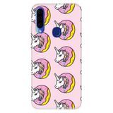 Senada General Mobile Gm 20 Pro İle Uyumlu Kılıf Silikon Desenli Tam Koruma Resimli Unicorn Donut