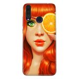 Senada General Mobile Gm 20 Pro İle Uyumlu Kılıf Silikon Telefon Kabı Kapak - Kızıl Kız