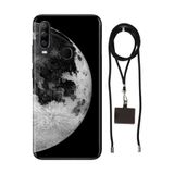 Senada General Mobile Gm 20 Pro İle Uyumlu Kılıf World Desenli Silikon İpli Boyun Askı Aparatı