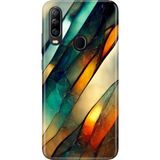 Senada General Mobile Gm 20 Pro Kılıf Desenli Baskılı Tpu Rubber Kapak Flora Mermer - 001-Renkli