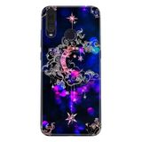Senada General Mobile Gm 20 Pro Uyumlu İle Uyumlu Kılıf 0.4Mm Lazer Kesim Silikon Kapak Ayyıldız Neon Mandala