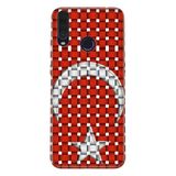 Senada General Mobile Gm 20 Pro Uyumlu İle Uyumlu Kılıf 0.4Mm Lazer Kesim Silikon Kapak Parçalı Bayrak