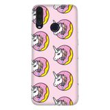 Senada General Mobile Gm 20 Pro Uyumlu İle Uyumlu Kılıf 0.4Mm Lazer Kesim Silikon Kapak Unicorn Donut
